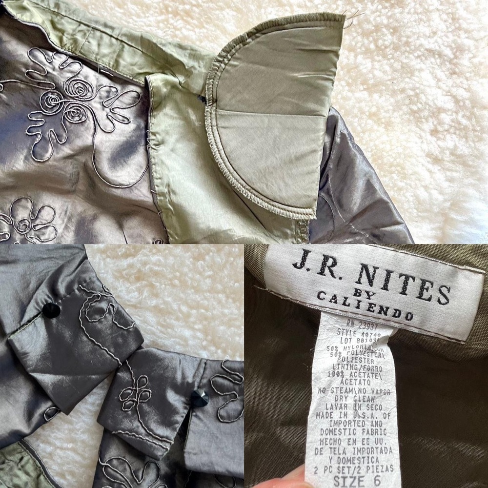 Vintage Flower Shrug & Long Maxi Skirt 2pc Matchi… - image 6